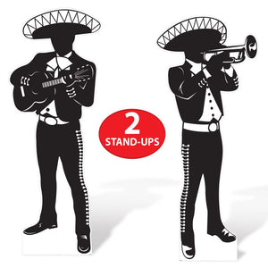 Beistle Bulk Mariachi Silhouette Stand-Ups - 8 Pack