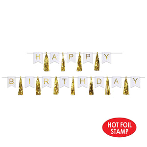 Bulk Happy Birthday Tassel Streamer (Case of 24) by Beistle