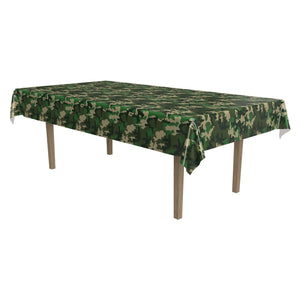 Camo Party Tablecover - Bulk 12 Pack