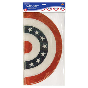 Bulk Patriotic Bunting Banner (Case of 6) by Beistle