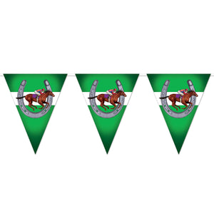 Horse Racing Pennant Banner, party supplies, decorations, The Beistle Company, Derby Day, Bulk, Other Party Themes, Derby Day Party Theme 