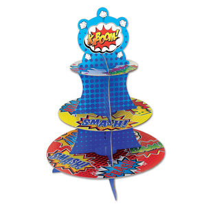 Hero Party Cupcake Stand - Bulk 12 Pack