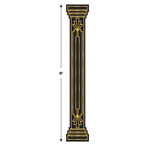 Jointed Roaring 20's Column Pull-Down Cutout, party supplies, decorations, The Beistle Company, Roaring 20's, Bulk, Other Party Themes, Roaring 20's Party Theme