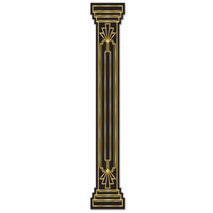 Jtd Roaring 20's Column Pull-Down Party Cutout - Bulk 12 Pack