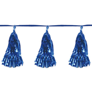 Bulk Metallic Tassel Garland - blue (Case of 12) by Beistle