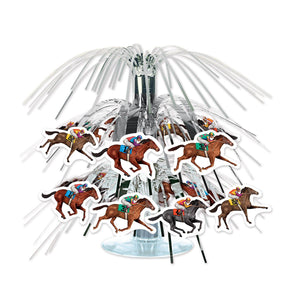 Horse Racing Mini Party Cascade Centerpiece - Bulk 12 Pack