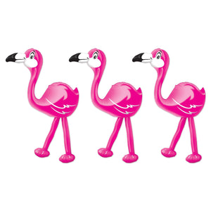 Inflatable Flamingo, party supplies, decorations, The Beistle Company, Luau, Bulk, Luau Party Supplies, Luau Party Decorations, Miscellaneous Luau Party Decorations