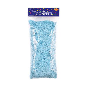 Tissue Confetti Light Blue (3.75 Qt/Pkg) - Bulk/6 Packages