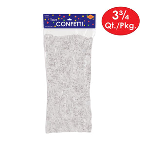 Beistle Tissue Confetti - White (22.5 Quarts)