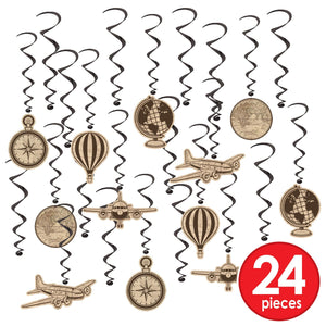 Beistle Around The World Whirls (6 packs) - Around The World Party Theme