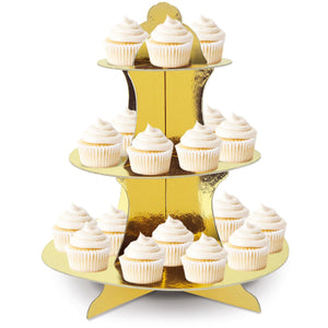 Metallic Cupcake Stand, party supplies, decorations, The Beistle Company, General Occasion, Bulk, Birthday Party Supplies, Birthday Decorations, Misc. Birthday Decorations