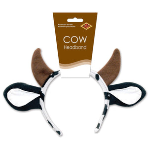 Bulk Cow Headband (Case of 12) by Beistle