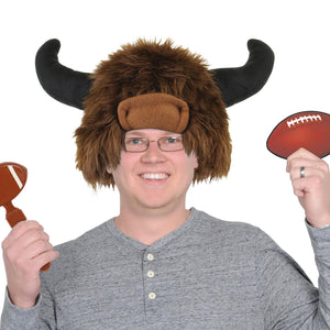 Bulk Plush Buffalo Hat (Case of 6) by Beistle