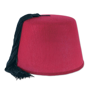 Felt Fez Hat - Bulk 12 Pack