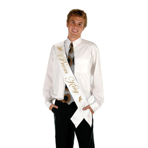 Back to School Decorations - Prom King Satin Sash