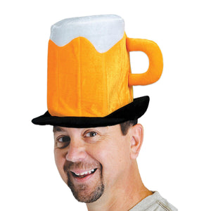 Oktoberfest Party Supplies - Plush Beer Mug Hat