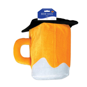 Oktoberfest Party Supplies - Plush Beer Mug Hat