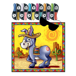 Pin the Tail on the Donkey Game - Bulk 24 Pack