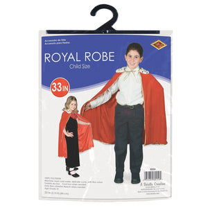 Bulk Child King/Queen Robe red by Beistle