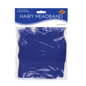 Bulk Hairy Headband, blue (Case of 12) by Beistle