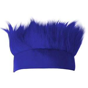 Hairy Party Headband - blue - Bulk 12 Pack