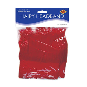 Hairy Headband, red 