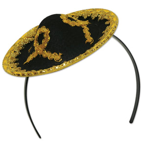 Fiesta Sombrero Headband - Bulk 12 Pack