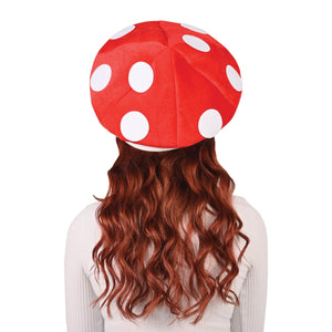 Bulk Plush Mushroom Hat (Case of 12) by Beistle