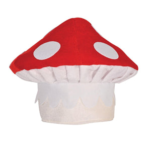 Plush Mushroom Hat - Bulk 12 Pack