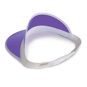 Bulk Clear Purple Plastic Dealer's Visor (Case of 12) by Beistle