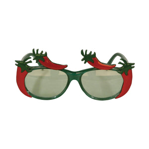 Fiesta Chili Pepper Fanci-Frame Glasses - Bulk 6 Pack