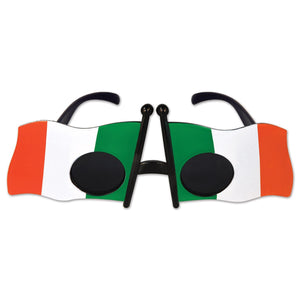 Irish Flag Fanci-Frame Glasses - Bulk 6 Pack