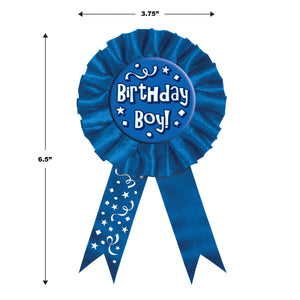 Birthday Party Supplies: Birthday Boy Award Ribbon