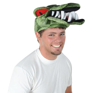 Plush Crocodile Hat