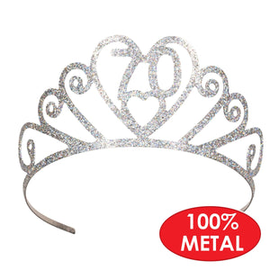 Glittered Metal 70 Tiara