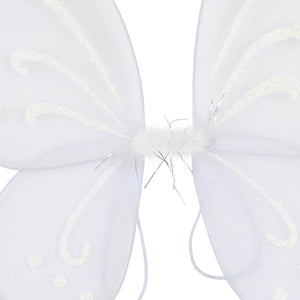 Bulk Nylon Fairy Wings White (Case of 12) by Beistle