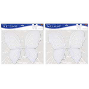 Bulk Nylon Fairy Wings White (Case of 12) by Beistle