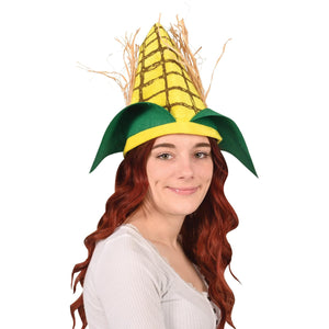 Bulk Plush Corn Cob Hat (Case of 12) by Beistle