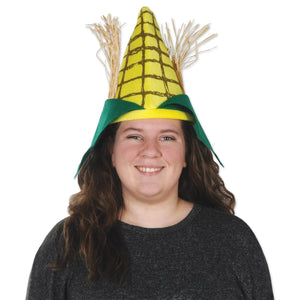 Bulk Plush Corn Cob Hat (Case of 12) by Beistle