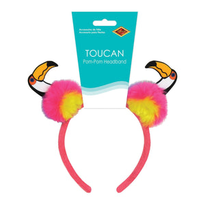 Toucan Pom-Pom Headband (Pack of 12)