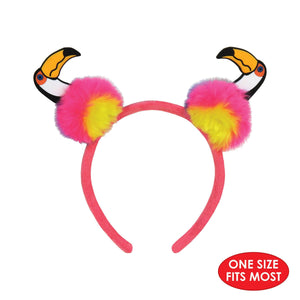 Toucan Pom-Pom Headband (Pack of 12)