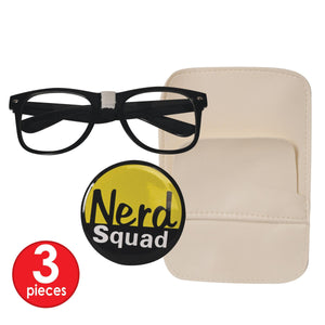 Bulk Instant Nerd Kit Retro Themed (Case of 12) by Beistle