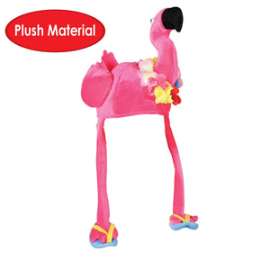 Luau Party Supplies: Plush Flamingo Hat