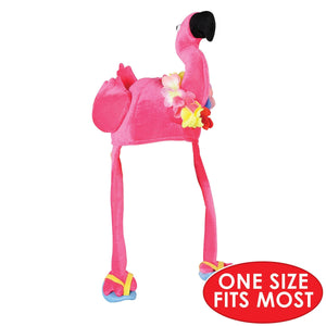 Luau Party Supplies: Plush Flamingo Hat