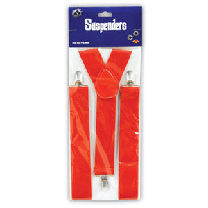 Red Suspenders - Bulk 12 Pack