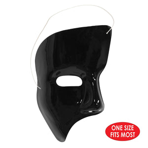 Phantom Mask Black, party supplies, decorations, The Beistle Company, General Occasion, Bulk, Holiday Party Supplies, Mardi Gras Party Supplies, Mardi Gras Stuff to Wear, Mardi Gras Masks