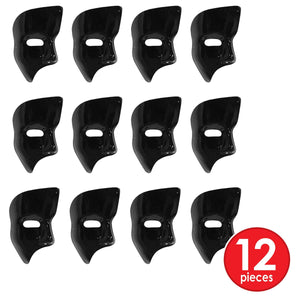 Phantom Mask Black, party supplies, decorations, The Beistle Company, General Occasion, Bulk, Holiday Party Supplies, Mardi Gras Party Supplies, Mardi Gras Stuff to Wear, Mardi Gras Masks