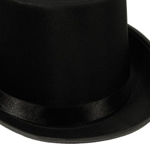 Party Costume Accessories: Satin Sleek Top Hat