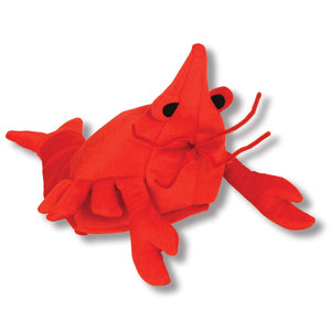 Mardi Gras Plush Crawfish Hat - Bulk 6 Pack