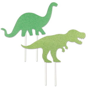 Dinosaur Party Cake Toppers - Bulk 24 Pack